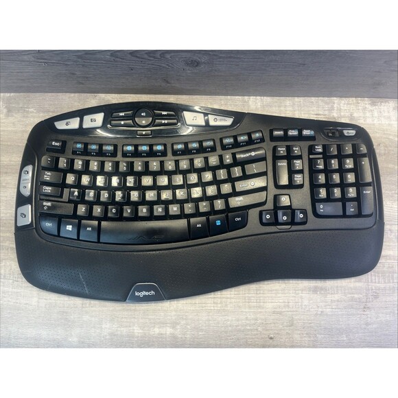 Logitech K350 Comfort Wave Wireless Keyboard ONLY - No Dongle Y-R0053 820-002546 - Picture 2 of 10